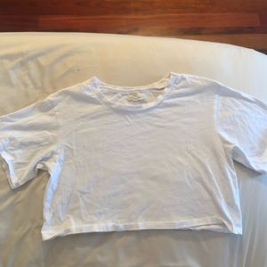 White crop top
